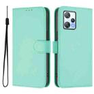 For Blackview A53 Skin Feel Solid Color Leather Phone Case with Lanyard(Mint Green) - 2