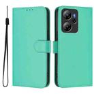 For Blackview Oscal Tiger Skin Feel Solid Color Leather Phone Case with Lanyard(Green) - 2
