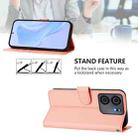 For BLU View 5 Skin Feel Solid Color Leather Phone Case with Lanyard(Pink) - 3