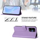 For Boost MobIle Celero 5G 2024 / 3 5G Skin Feel Solid Color Leather Phone Case with Lanyard(Lavender Purple) - 3