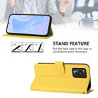 For Boost MobIle Celero 5G SC Skin Feel Solid Color Leather Phone Case with Lanyard(Lemon Yellow) - 3