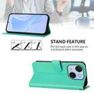 For itel A50C Skin Feel Solid Color Leather Phone Case with Lanyard(Green) - 3