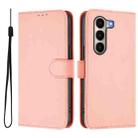 For itel A95 5G Skin Feel Solid Color Leather Phone Case with Lanyard(Pink) - 2