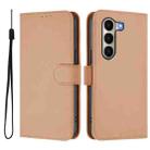 For itel A95 5G Skin Feel Solid Color Leather Phone Case with Lanyard(Nude) - 2