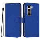 For itel A95 5G Skin Feel Solid Color Leather Phone Case with Lanyard(Dark Blue) - 2