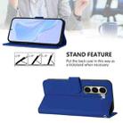 For itel A95 5G Skin Feel Solid Color Leather Phone Case with Lanyard(Dark Blue) - 4