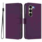 For itel A95 5G Skin Feel Solid Color Leather Phone Case with Lanyard(Violet) - 2