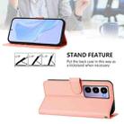 For itel City 100 Skin Feel Solid Color Leather Phone Case with Lanyard(Pink) - 4