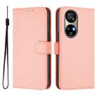 For Ulefone Note 17 Pro Skin Feel Solid Color Leather Phone Case with Lanyard(Pink) - 2