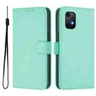 For Umidigi Bison X20 Skin Feel Solid Color Leather Phone Case with Lanyard(Mint Green) - 2