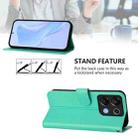 For Umidigi G9 5G Skin Feel Solid Color Leather Phone Case with Lanyard(Green) - 3