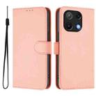 For Umidigi Note 90 Skin Feel Solid Color Leather Phone Case with Lanyard(Pink) - 2