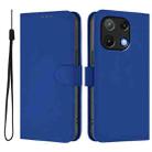 For Umidigi Note 90 Skin Feel Solid Color Leather Phone Case with Lanyard(Dark Blue) - 2