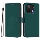 For Umidigi Note 90 Skin Feel Solid Color Leather Phone Case with Lanyard(Dark Green) - 2