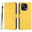 For Umidigi Note 90 Skin Feel Solid Color Leather Phone Case with Lanyard(Lemon Yellow) - 2