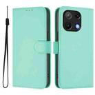 For Umidigi Note 90 Skin Feel Solid Color Leather Phone Case with Lanyard(Mint Green) - 2