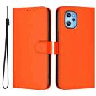 For Umidigi Power 7 Max Skin Feel Solid Color Leather Phone Case with Lanyard(Orange) - 2