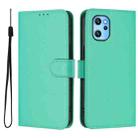 For Umidigi Power 7 Max Skin Feel Solid Color Leather Phone Case with Lanyard(Green) - 2