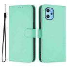 For Umidigi Power 7 Max Skin Feel Solid Color Leather Phone Case with Lanyard(Mint Green) - 2