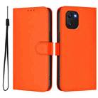 For Umidigi Power 7 / 7S Skin Feel Solid Color Leather Phone Case with Lanyard(Orange) - 2