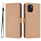 For Umidigi Power 7 / 7S Skin Feel Solid Color Leather Phone Case with Lanyard(Nude) - 2