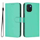 For Umidigi Power 7 / 7S Skin Feel Solid Color Leather Phone Case with Lanyard(Green) - 2