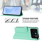 For ZTE Blade A35 / A55 Skin Feel Solid Color Leather Phone Case with Lanyard(Mint Green) - 3