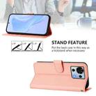 For ZTE Blade V50 Vita Skin Feel Solid Color Leather Phone Case with Lanyard(Pink) - 3