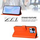 For ZTE Blade V50 Vita Skin Feel Solid Color Leather Phone Case with Lanyard(Orange) - 3