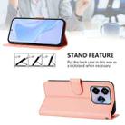 For ZTE Blade V60 4G / Axon 60 4G Skin Feel Solid Color Leather Phone Case with Lanyard(Pink) - 3