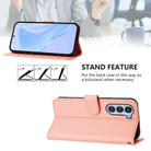 For ZTE Nubia S 5G A403ZT Skin Feel Solid Color Leather Phone Case with Lanyard(Pink) - 3
