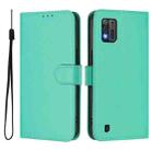 For ZTE Blade A52 Lite Skin Feel Solid Color Leather Phone Case with Lanyard(Green) - 2
