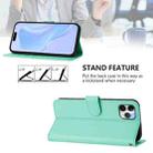 For iPhone 11 Pro Max Skin Feel Solid Color Leather Phone Case with Lanyard(Mint Green) - 3