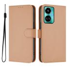 For Tecno Camon 19 / 19 Pro 5G Skin Feel Solid Color Leather Phone Case with Lanyard(Nude) - 2