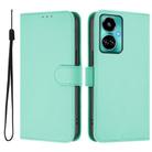 For Tecno Camon 19 / 19 Pro 5G Skin Feel Solid Color Leather Phone Case with Lanyard(Mint Green) - 2