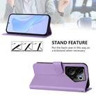 For Tecno Camon 20 Premier 5G Skin Feel Solid Color Leather Phone Case with Lanyard(Lavender Purple) - 3