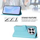 For Tecno Camon 30 Premier 5G Skin Feel Solid Color Leather Phone Case with Lanyard(Sky Blue) - 3