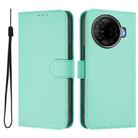 For Tecno Camon 30 Pro 5G Skin Feel Solid Color Leather Phone Case with Lanyard(Mint Green) - 2