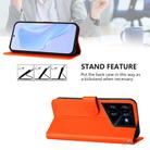 For Tecno Pova 5 Pro 5G Skin Feel Solid Color Leather Phone Case with Lanyard(Orange) - 3