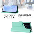 For Tecno Pova 5 Pro 5G Skin Feel Solid Color Leather Phone Case with Lanyard(Mint Green) - 3