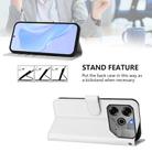 For Tecno Pova 6 5G / 6 Pro 5G Skin Feel Solid Color Leather Phone Case with Lanyard(White) - 3