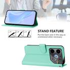 For Tecno Pova 6 Neo Skin Feel Solid Color Leather Phone Case with Lanyard(Mint Green) - 3