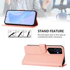 For Tecno Pova Neo 2 Skin Feel Solid Color Leather Phone Case with Lanyard(Pink) - 3