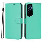 For Tecno Pova Neo 2 Skin Feel Solid Color Leather Phone Case with Lanyard(Green) - 2