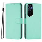 For Tecno Pova Neo 2 Skin Feel Solid Color Leather Phone Case with Lanyard(Mint Green) - 2