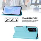 For Tecno Pova Neo 2 Skin Feel Solid Color Leather Phone Case with Lanyard(Sky Blue) - 3
