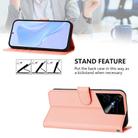 For Tecno Pova Neo 3 Skin Feel Solid Color Leather Phone Case with Lanyard(Pink) - 3