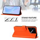For Tecno Pova Neo 3 Skin Feel Solid Color Leather Phone Case with Lanyard(Orange) - 3