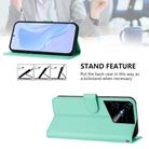 For Tecno Pova Neo 3 Skin Feel Solid Color Leather Phone Case with Lanyard(Mint Green) - 3