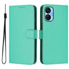 For Tecno Spark 9T / 9 Pro Skin Feel Solid Color Leather Phone Case with Lanyard(Green) - 2
